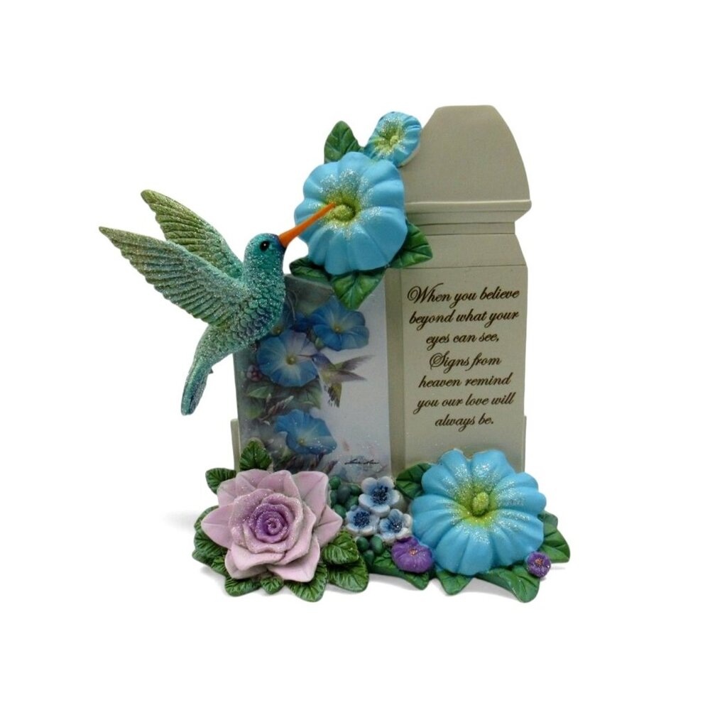 HAMILTON COLLECTION Lena Liu Hummingbird A Love Beyond Measure Figurine 6" Tall